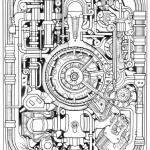 Färglägg mönster – Steampunk - bild 2