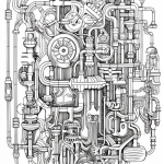 Färglägg mönster – Steampunk - bild 8