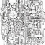 Färglägg mönster – Steampunk - bild 10