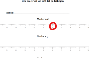 Tallinje markera