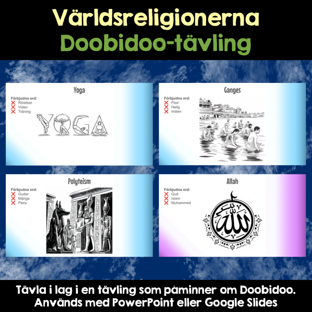 Världsreligionerna – Doobidoo-tävling