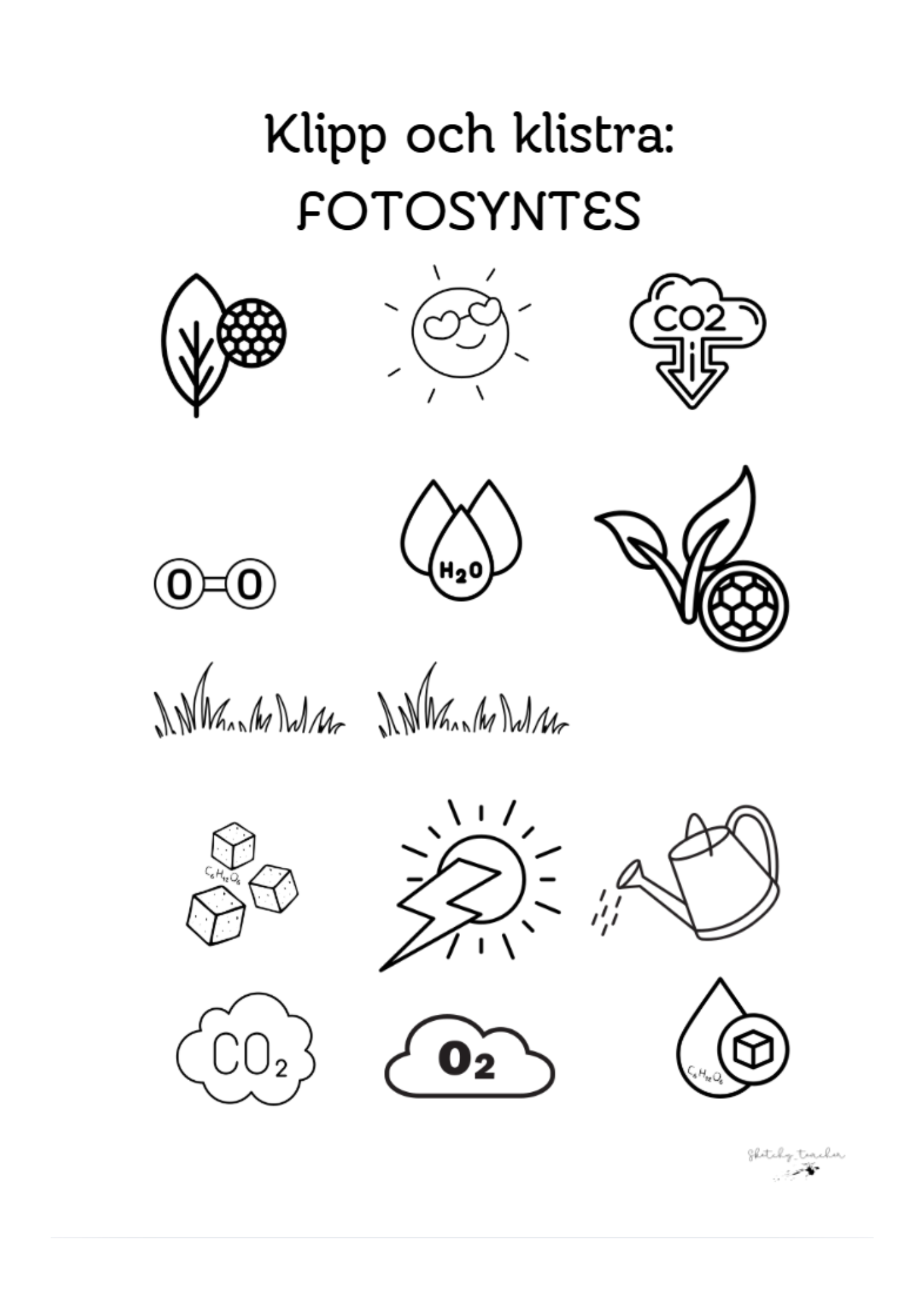 Klipp och klistra fotosyntes