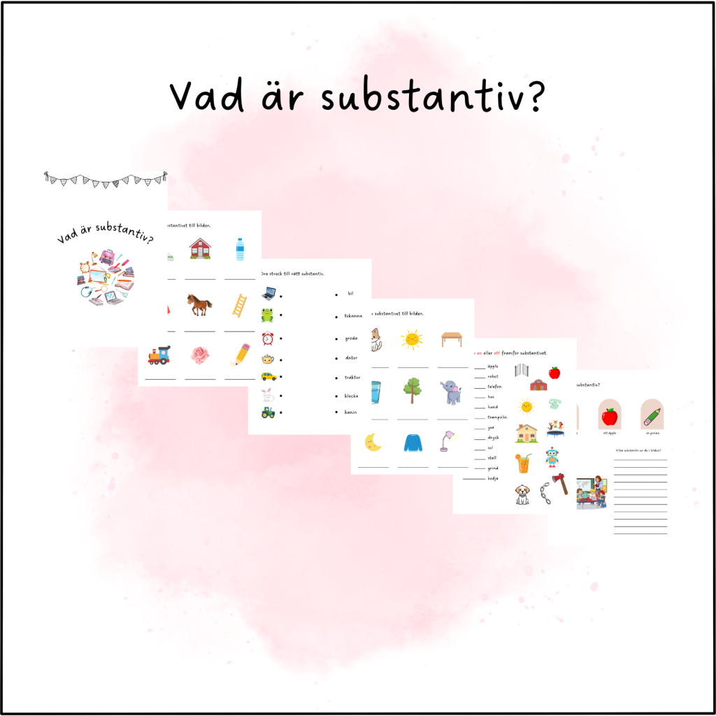 Vad är substantiv?