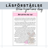 Läsförståelse alla hjärtans dag