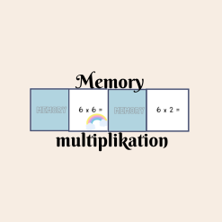 Memory - multiplikation