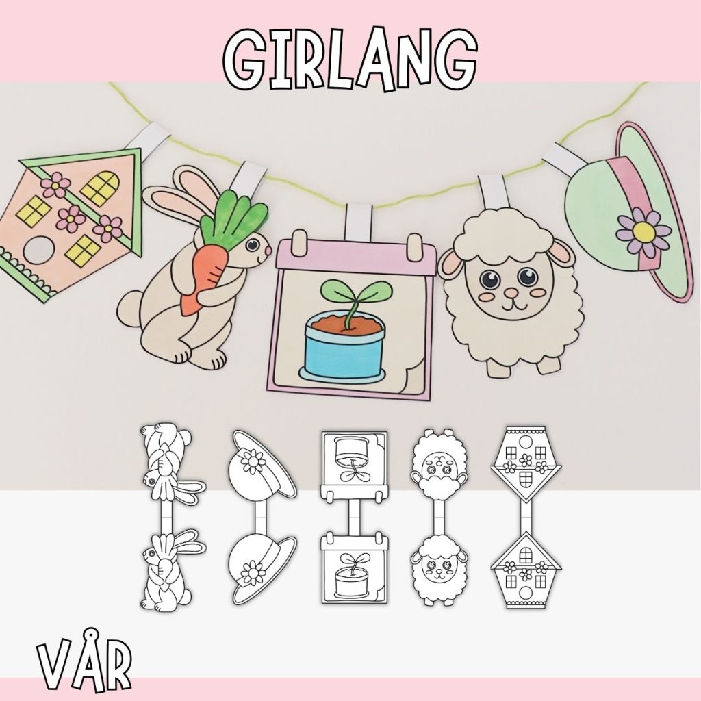 Girlang – vårpyssel