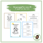 Morgonuppgifter mars -25 - bild 1