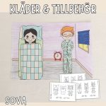 Tillägg klippdockor – Sova - bild 1
