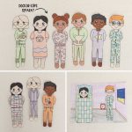 Tillägg klippdockor – Sova - bild 2