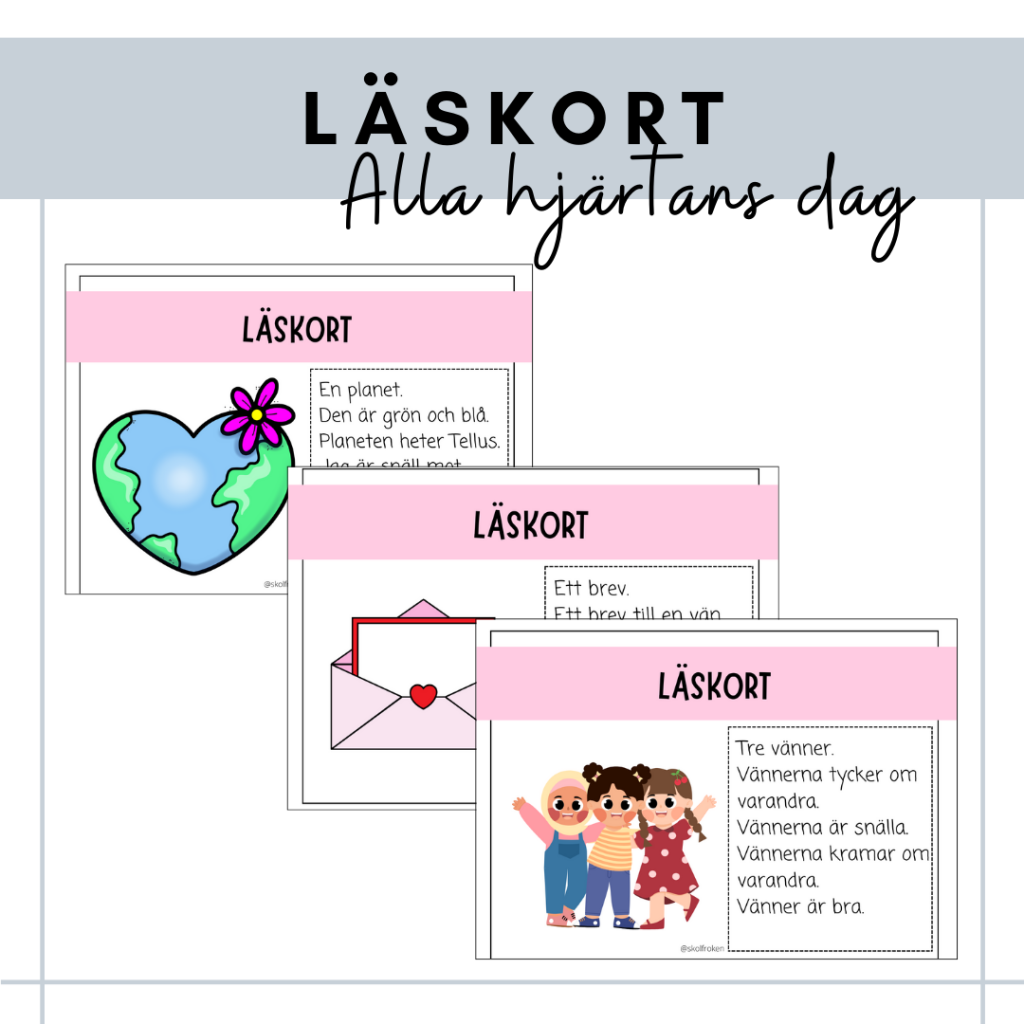 Läskort – alla hjärtans dag