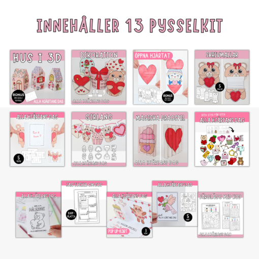Alla hjärtans dag - Ultimata pysselpaket