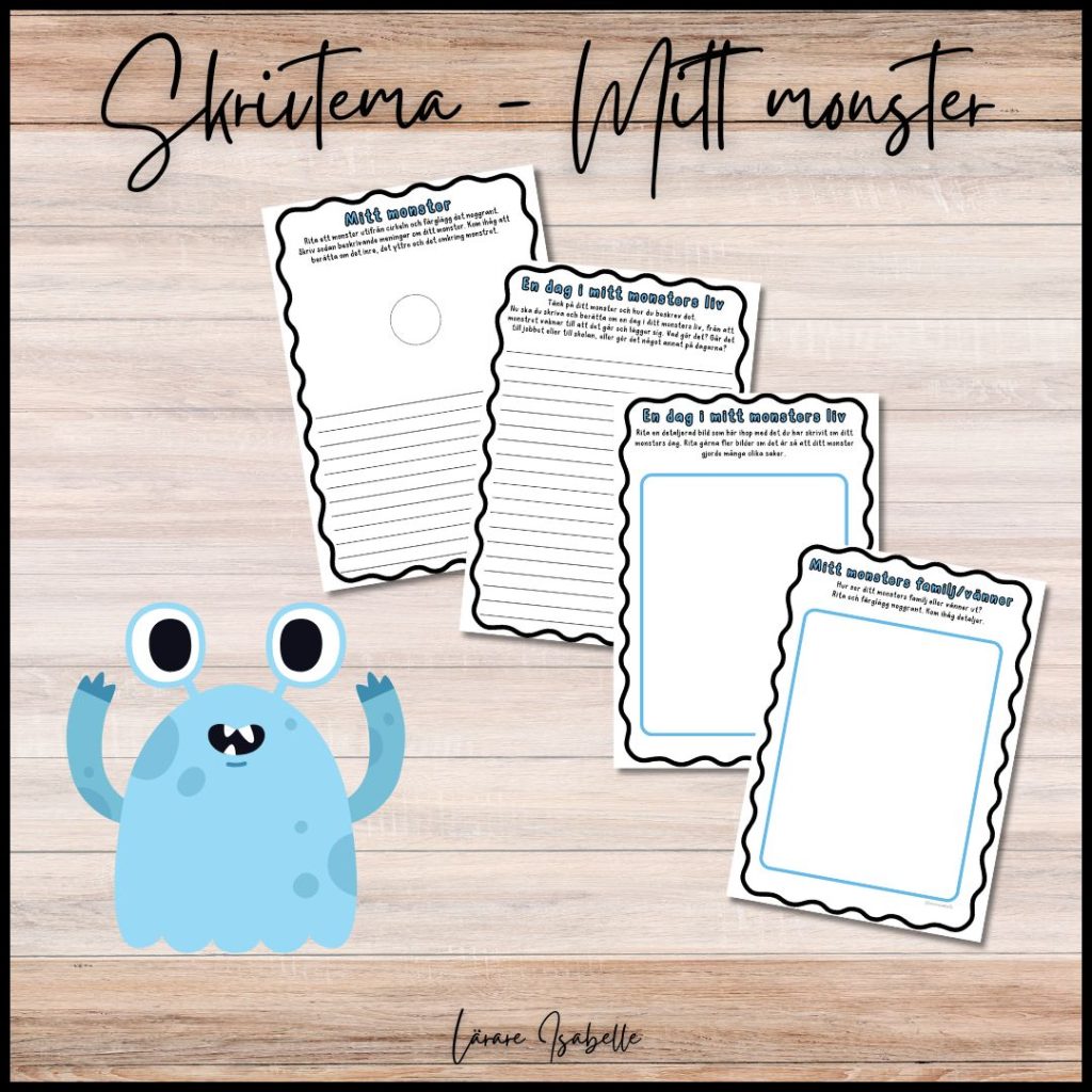 Skrivtema – Mitt monster