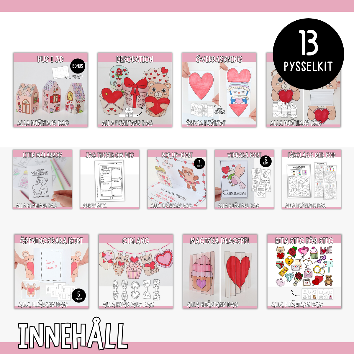 Alla hjärtans dag - Ultimata pysselpaket