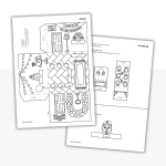 Pyssla dockhus – kalas - bild 3