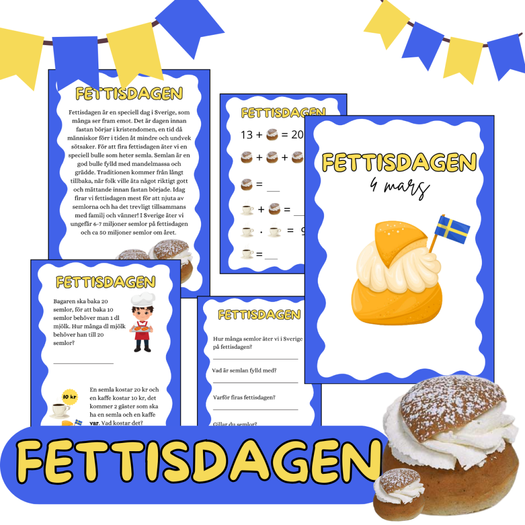 Fettisdagen, Semmeldagen – 4 mars