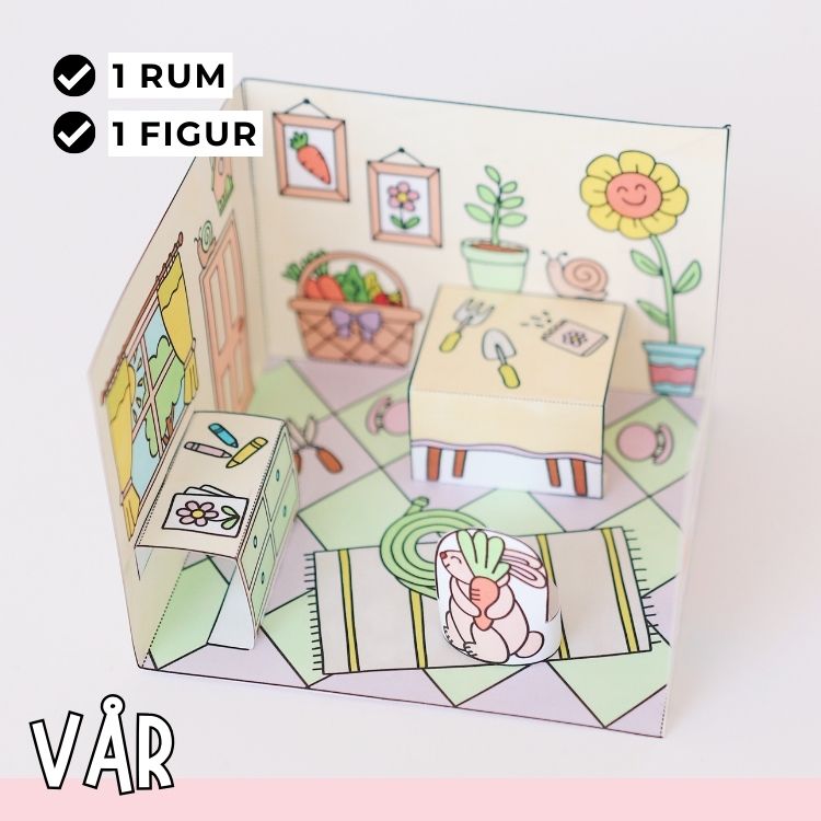 Pyssla dockhus – vår