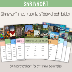 Skrivkort – Inspiration till berättelser – skrivande - bild 1