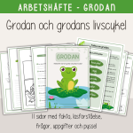 Arbetshäfte om grodan och grodans livscykel - bild 1