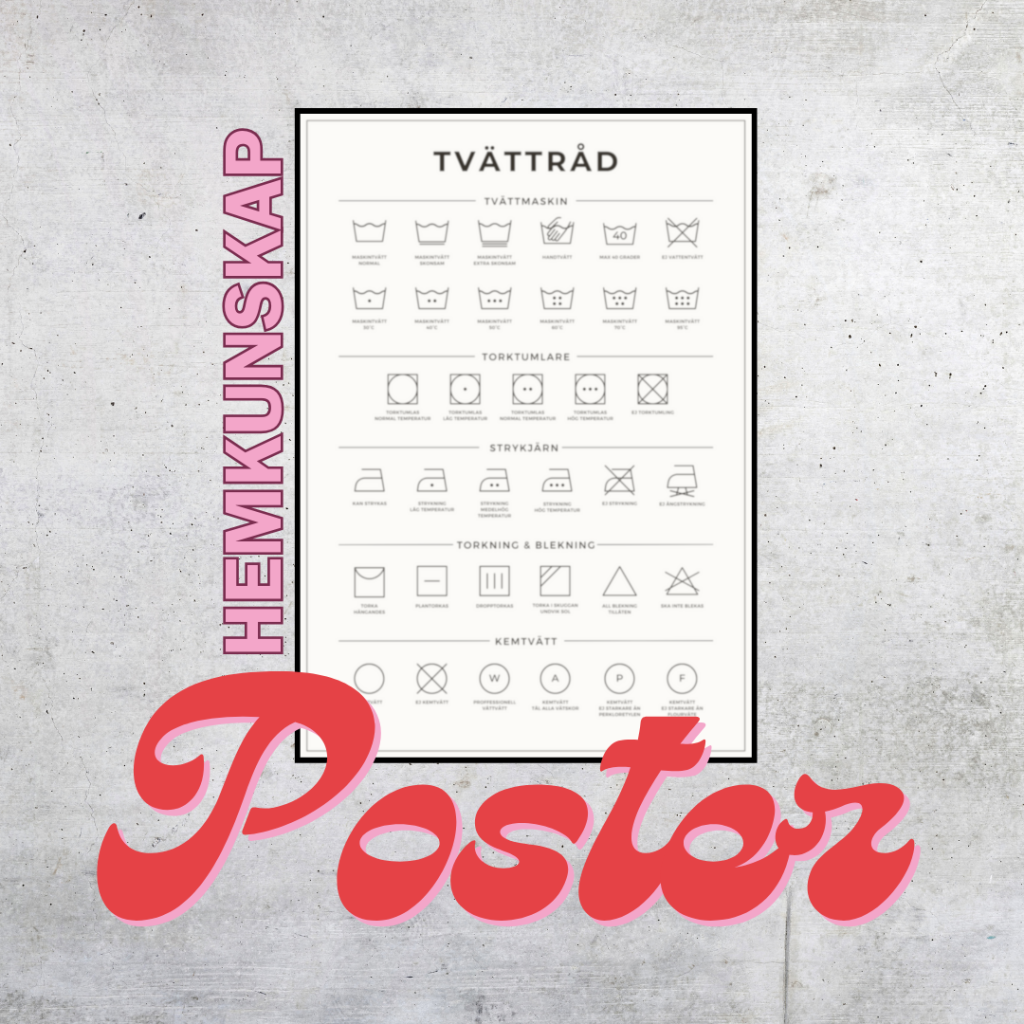 Tvättråd poster