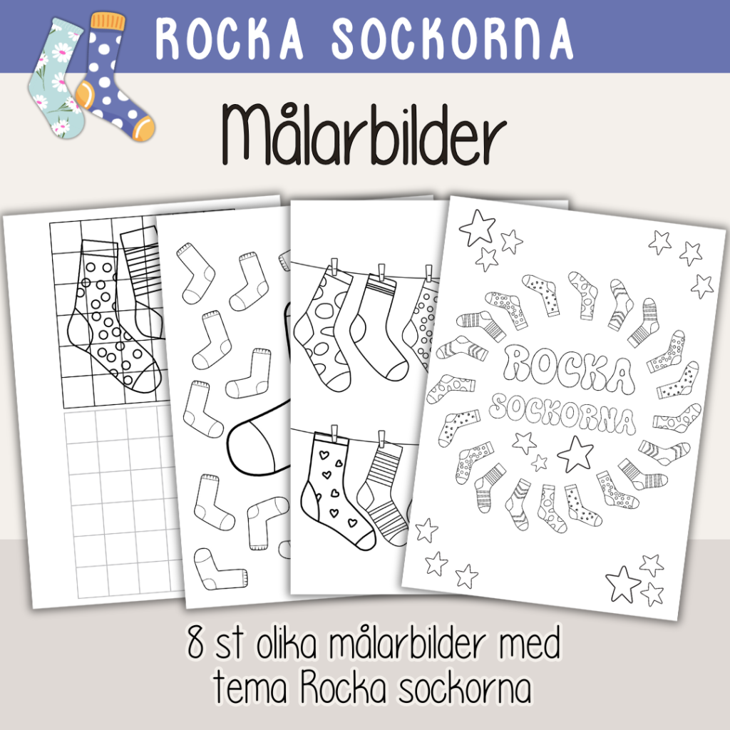 Rocka sockorna – Målarbilder