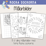 Rocka sockorna – Målarbilder - bild 1