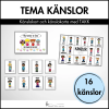 TEMA KÄNSLOR – Känslokort & Känslokarta med TAKK
