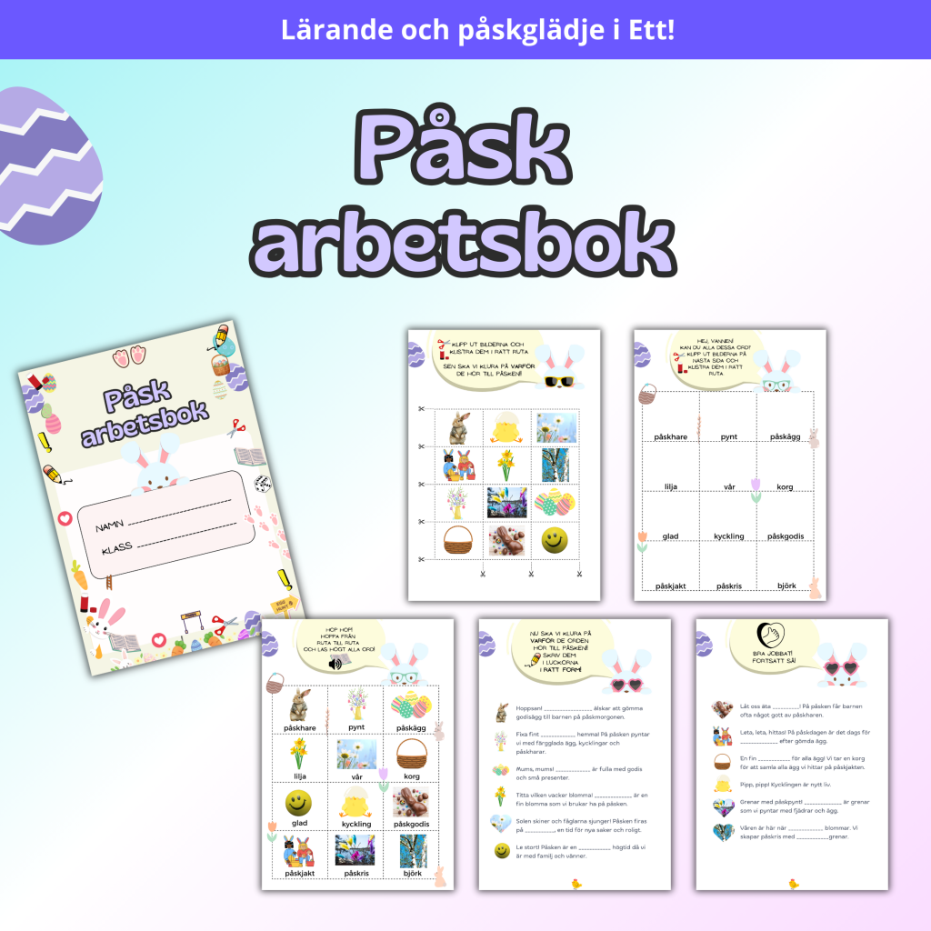 Påskarbetsbok: Lärande och Påskglädje i Ett