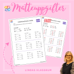Matteuppgifter mellanstadiet - bild 1