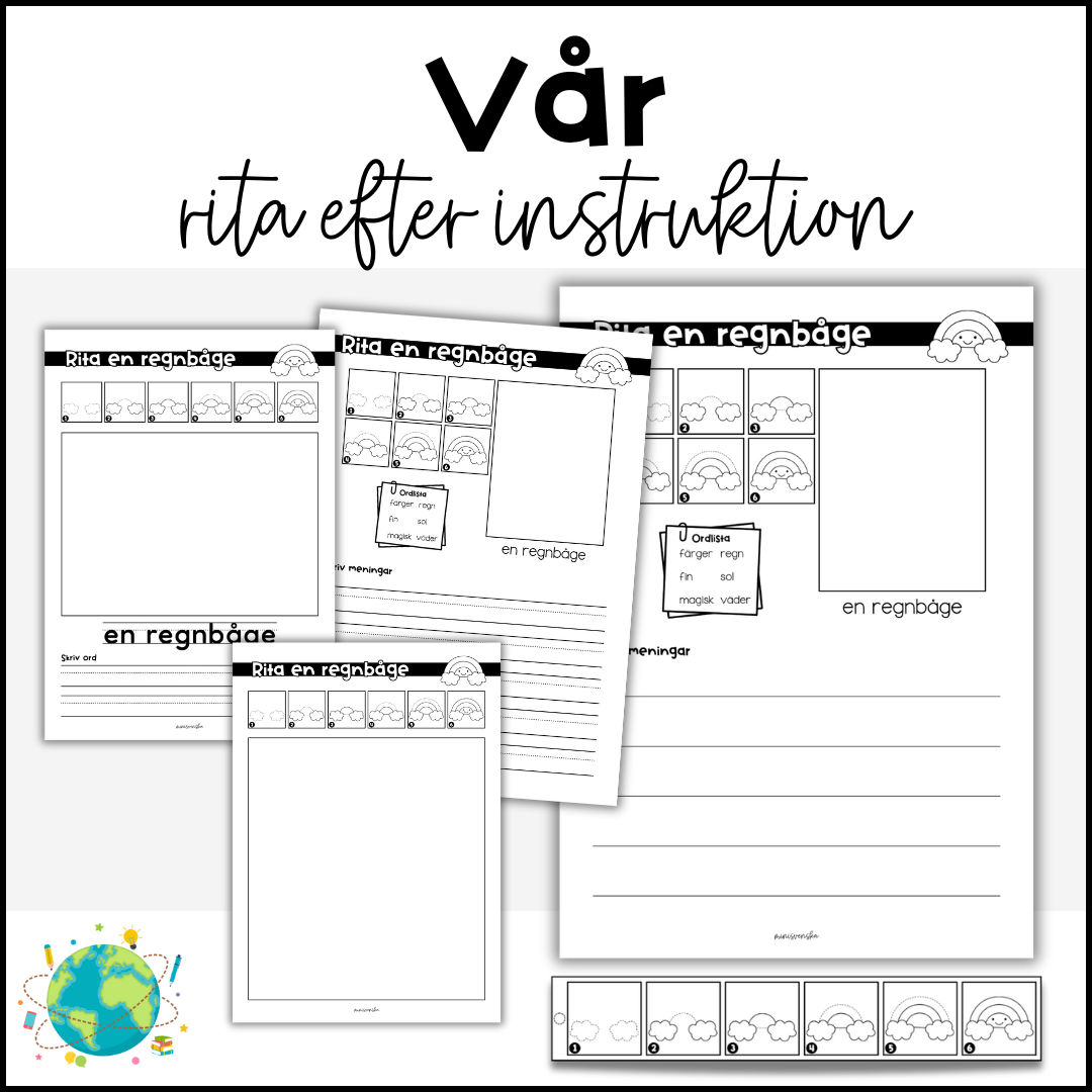 Vår - Rita efter instruktion