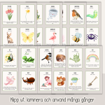 Vår – Rörelselkort med vårtema – rörelsepaus - bild 2