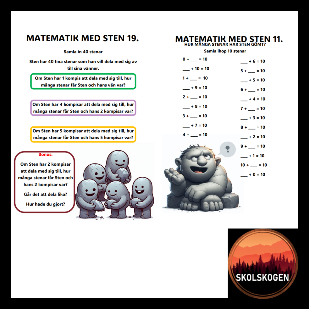 Matematik med Sten 11 – 20 / 30