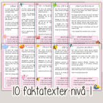 Vårtema – Läsförståelse i tre olika nivåer – Tio olika ämnen om våren. - bild 2