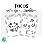 Tacos – Måla efter instruktion - bild 1