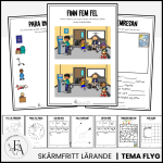 Pyssel- och aktivitetshäfte tema flygplan - bild 2