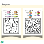 Färglägg efter bokstav – Påsk - bild 4