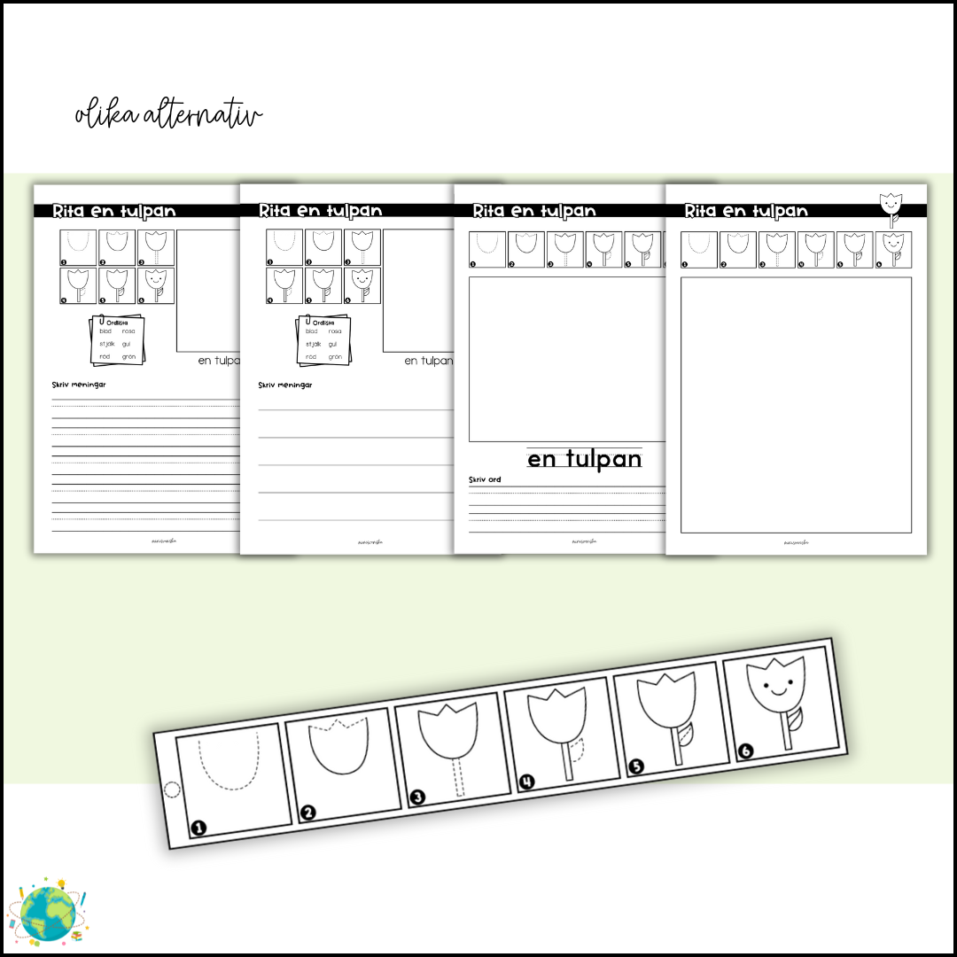 Vår - Rita efter instruktion