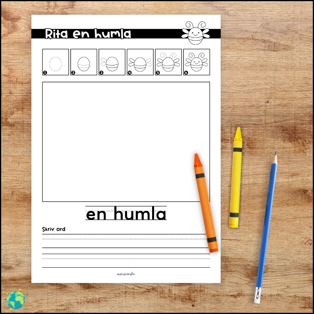 Vår - Rita efter instruktion