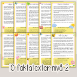 Vårtema – Läsförståelse i tre olika nivåer – Tio olika ämnen om våren. - bild 3