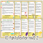 Påsk – Läsförståelse om påsken – 10 olika texter i två olika nivåer - bild 3