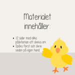 Påsk – Skrivträning – 12 olika skrivblad med påsktema - bild 3