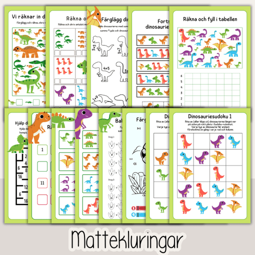 Matematik - Dinosauriematematik