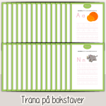 Vår – Arbetshäfte bokstäver och siffror – tema Våren - bild 3