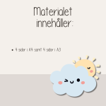 Vilken veckodag? Vilket väder? Vilken årstid? Vecko-, väder- och årstidstavla. - bild 3