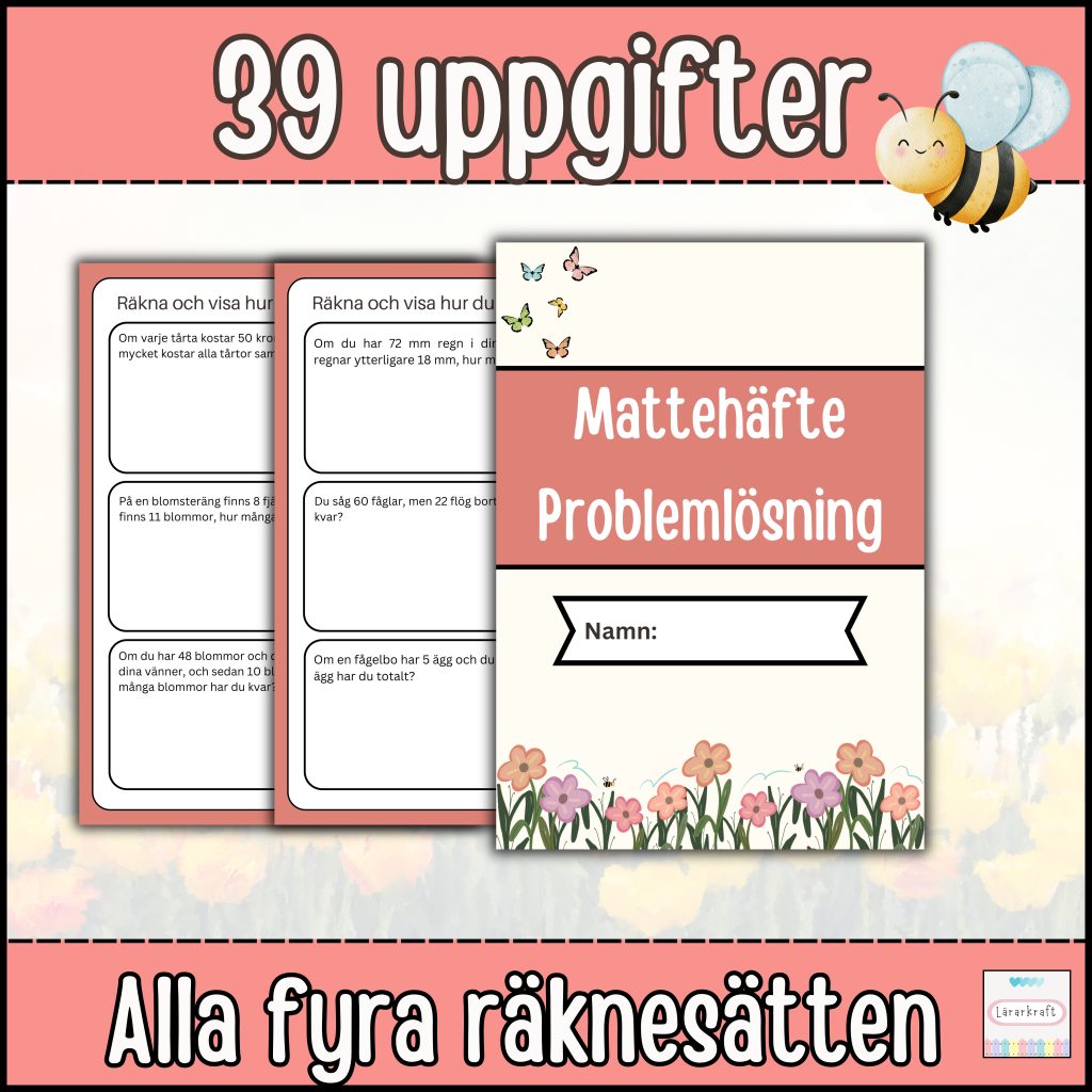 Mattehäfte 39 uppgifter:Träna inför Np