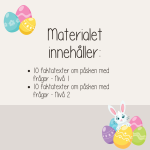 Påsk – Läsförståelse om påsken – 10 olika texter i två olika nivåer - bild 4