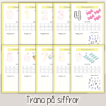 Påsk – Arbetshäfte bokstäver siffror färger former - bild 4