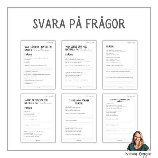 Vad händer i naturen under vintern - snö och is