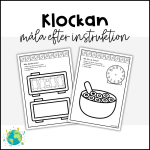 Klockan – Måla efter instruktion - bild 1