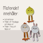 Påsk – Sprattelfigurer påskpyssel – Påsktema - bild 5