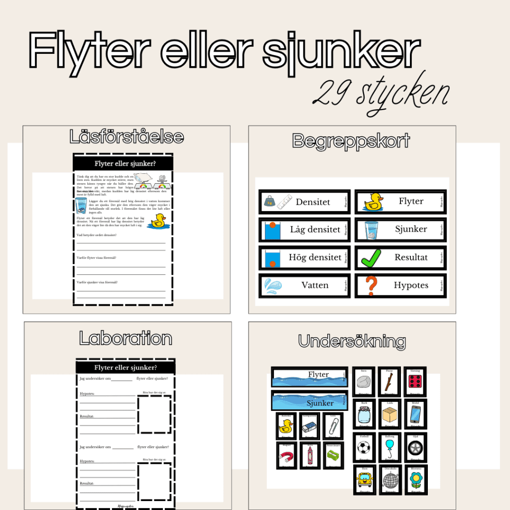 Flyter eller sjunker?